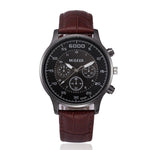 Retro Design Leather Band Analog Watch