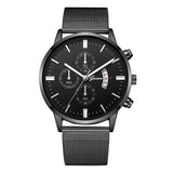 Stainless Steel Black Watch