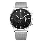 Stainless Steel Black Watch