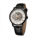 Roman Number Skeleton Dial Mechanical Watch