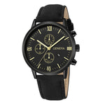 Synthetic Leather Brown Watch